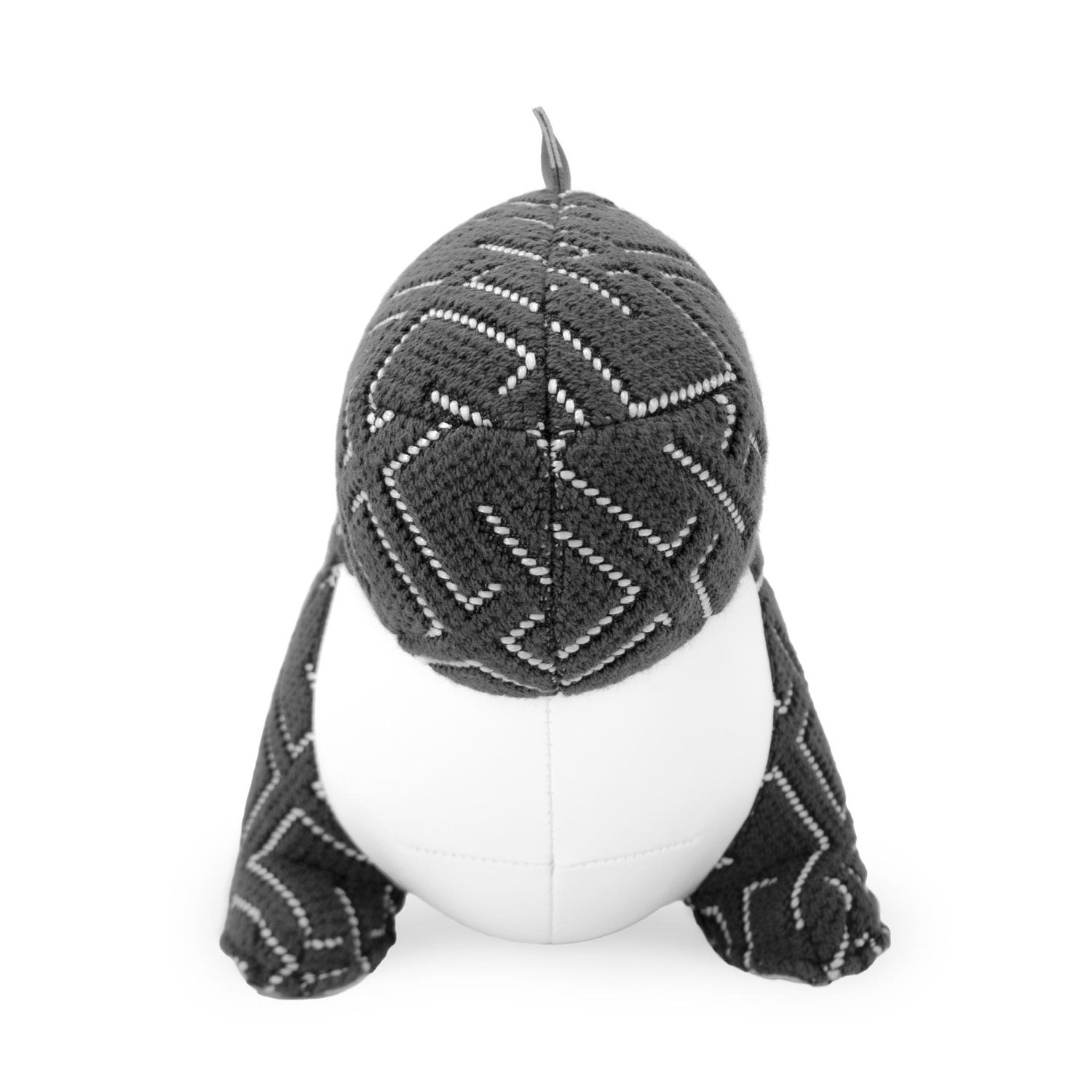 Züny - Buchstütze Dinosaurier Bobo (Kvadrat Grid) dunkelgrau