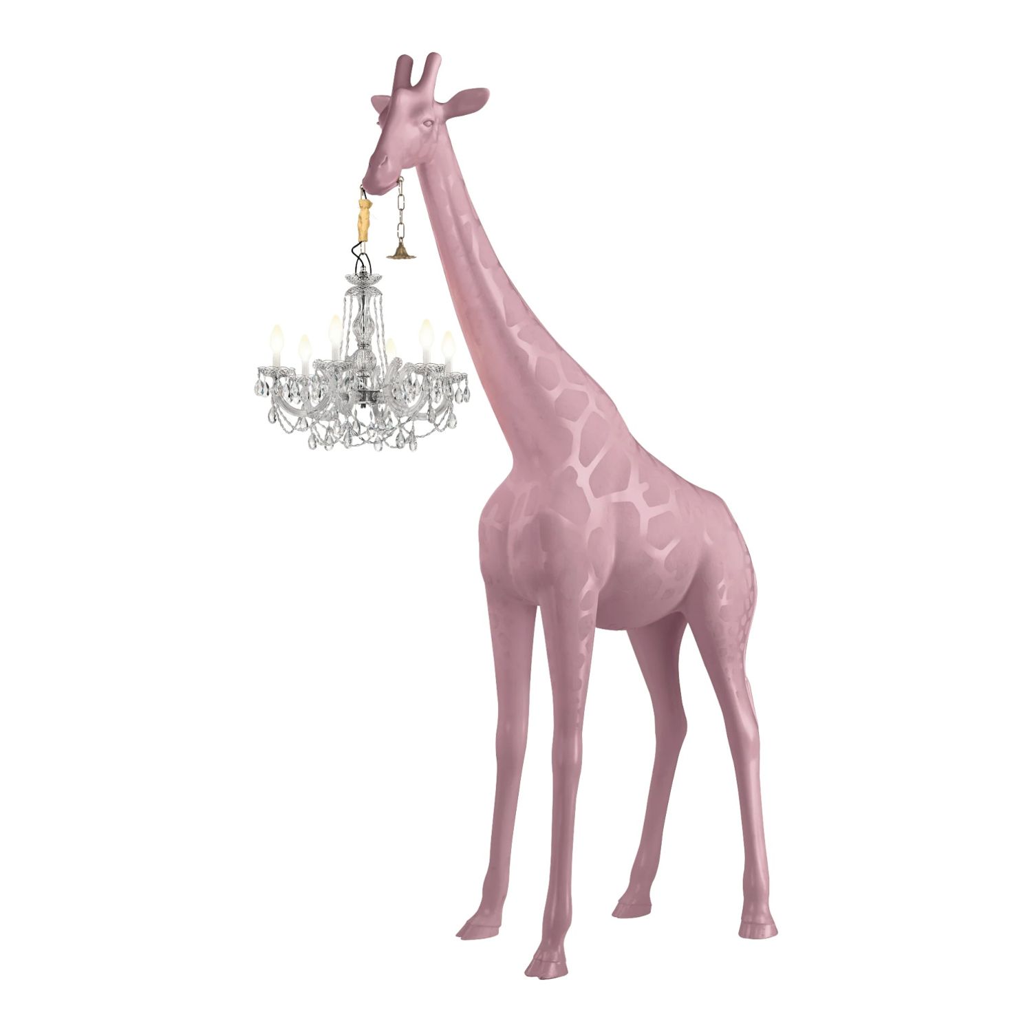 Qeeboo - Giraffe in Love M Outdoor pink