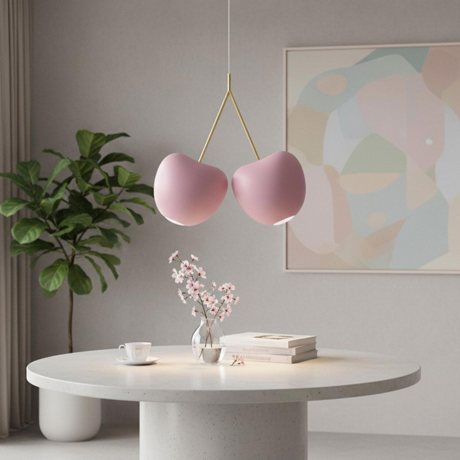 Qeeboo - Cherry Leuchte pink