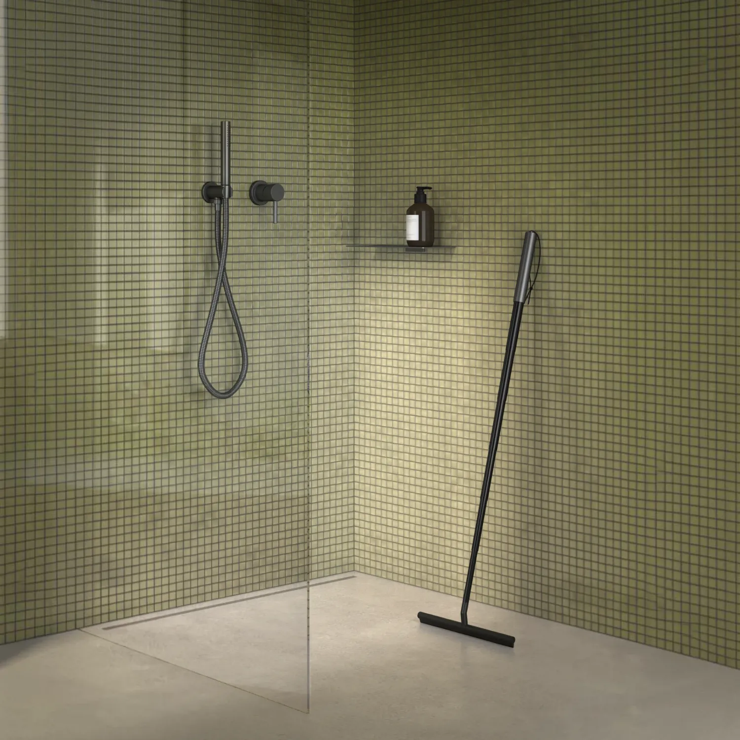 Decor Walther - Aquablade Glaswischer dark metal matt PVD