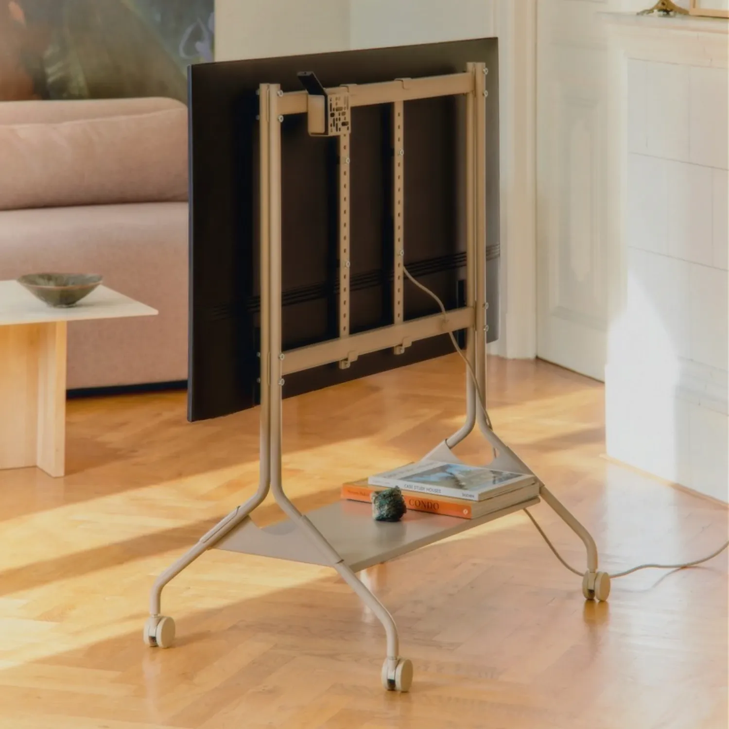 Pedestal - Moon Tray Shelf powder blue