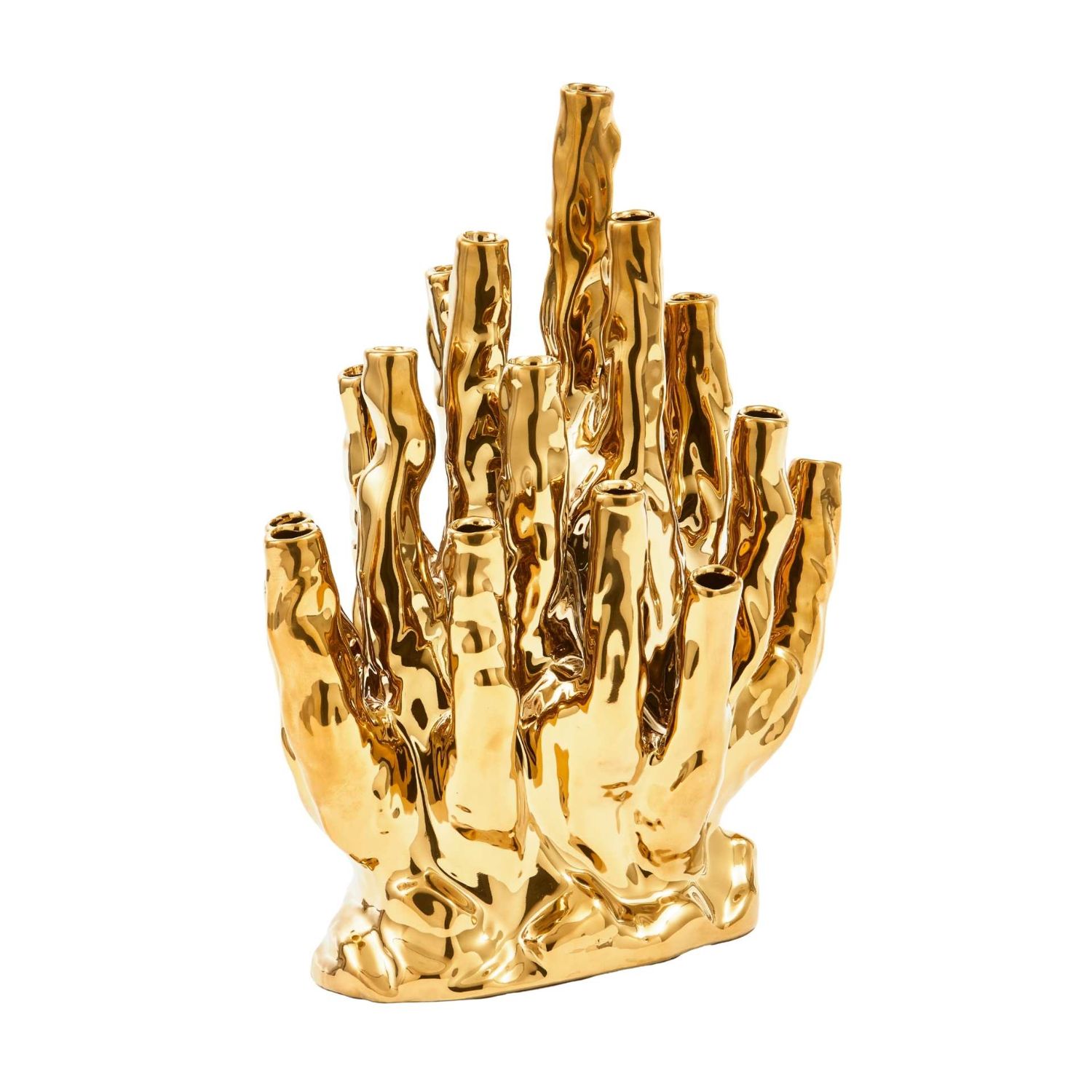 Pols Potten - Coral Vase 20 Tulpen gold