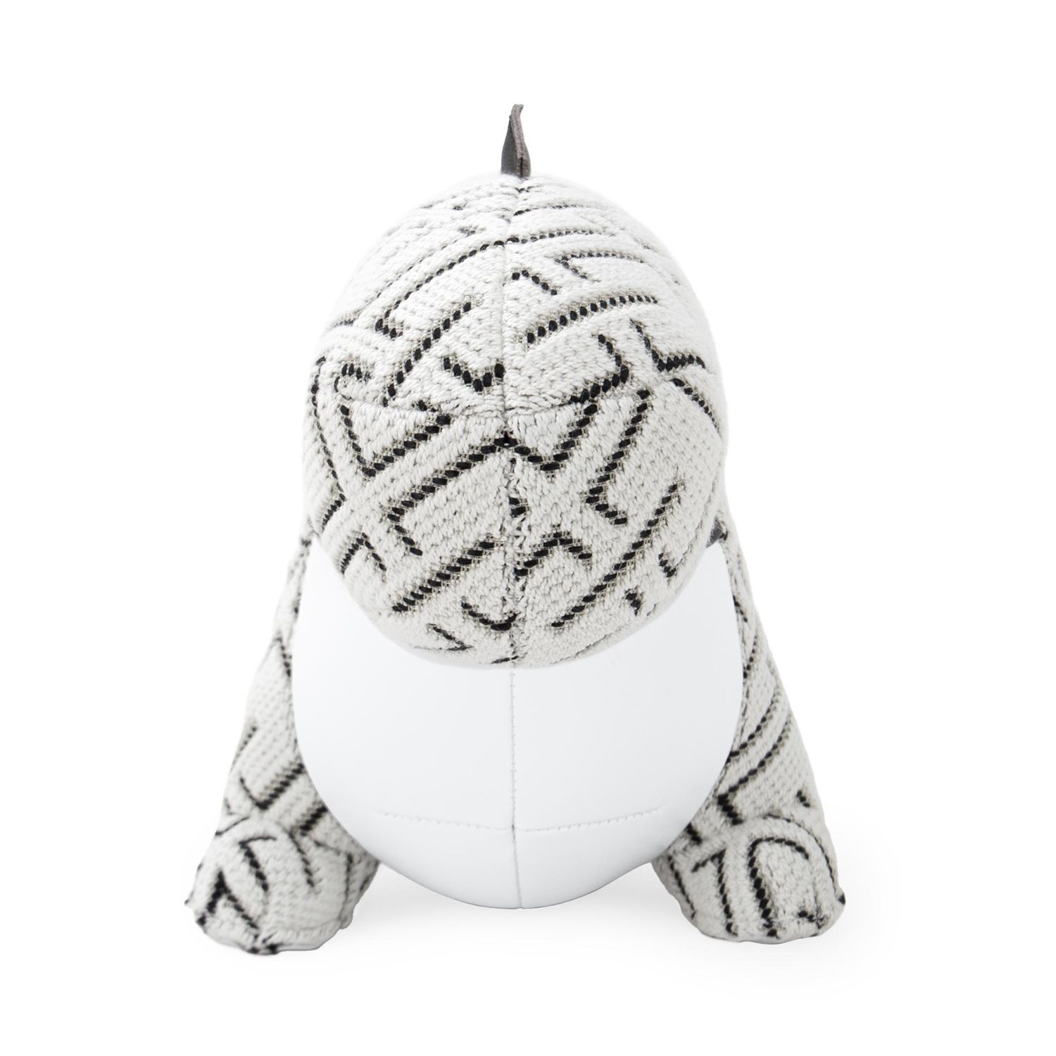 Züny - Buchstütze Dinosaurier Bobo (Kvadrat Grid) weiß
