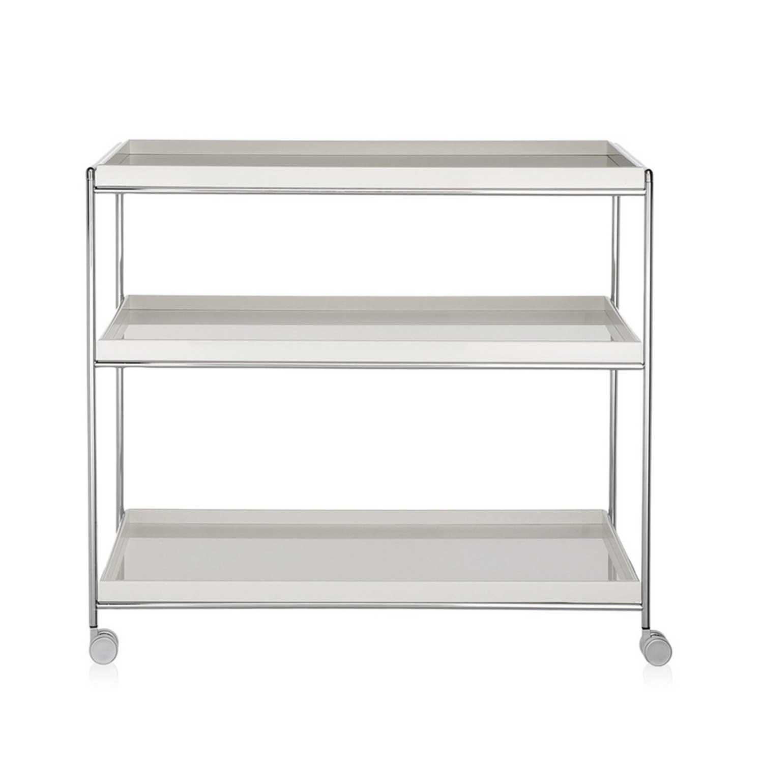 Kartell - Trays Servierwagen schwarz