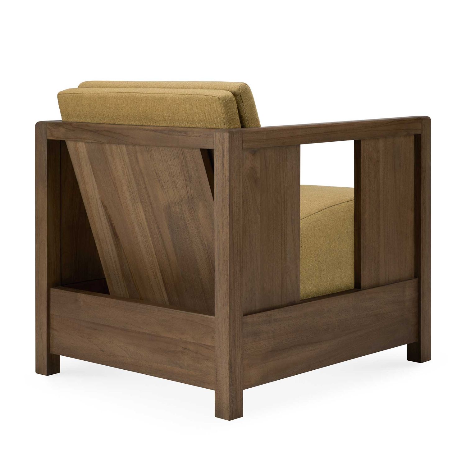 Ethnicraft - Roan Loungesessel teak / Amber Stoff