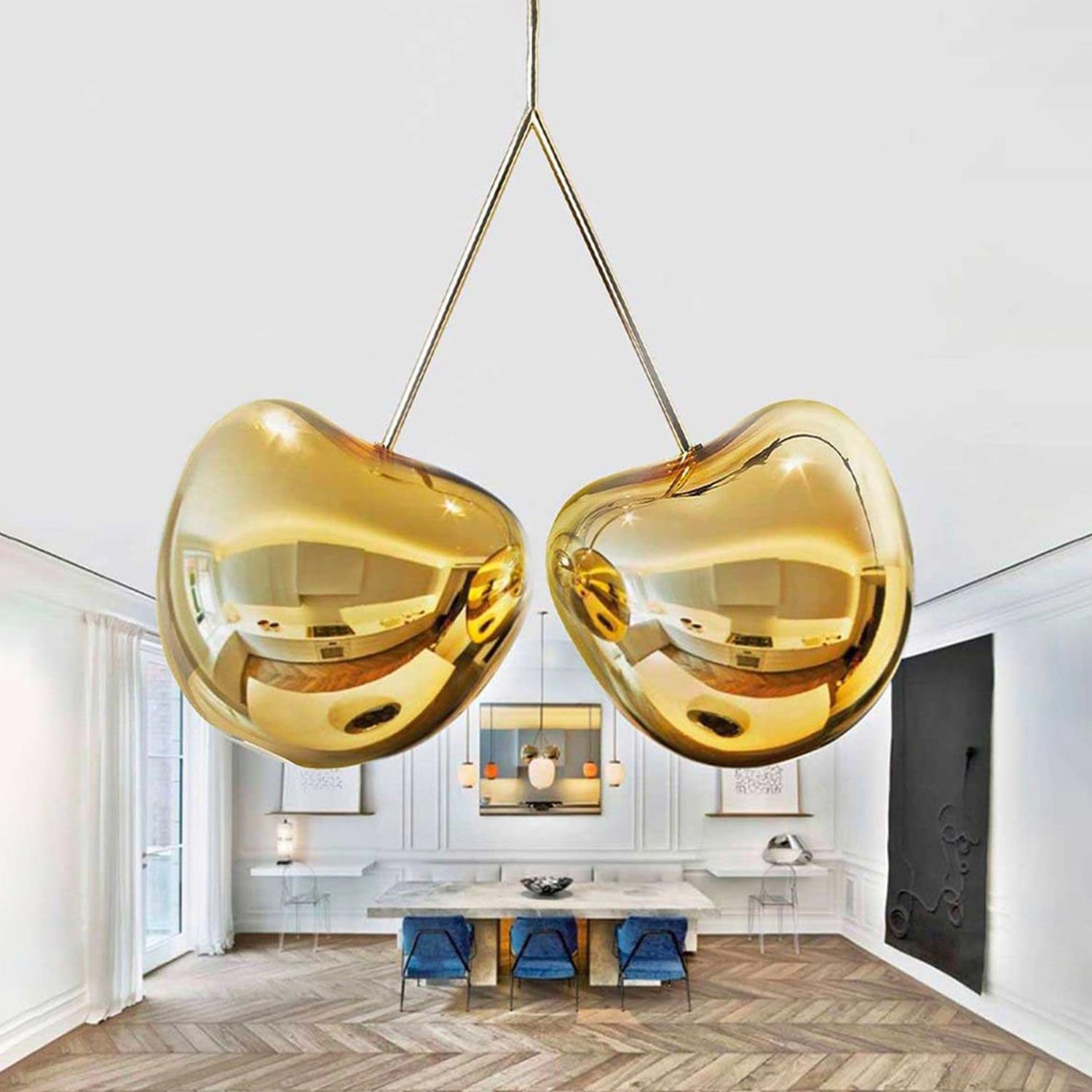 Qeeboo - Cherry Leuchte Metal Finish gold