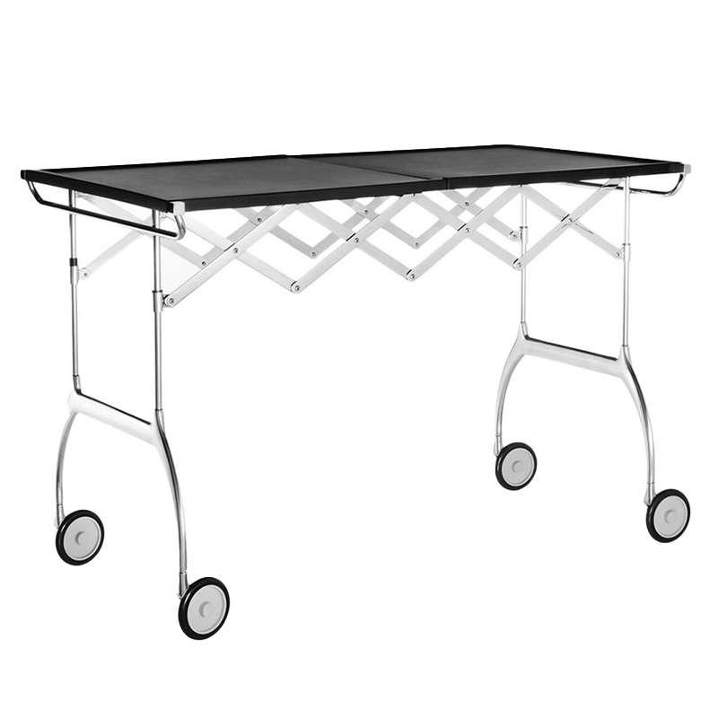 kartell battista servierwagen schwarz 102344