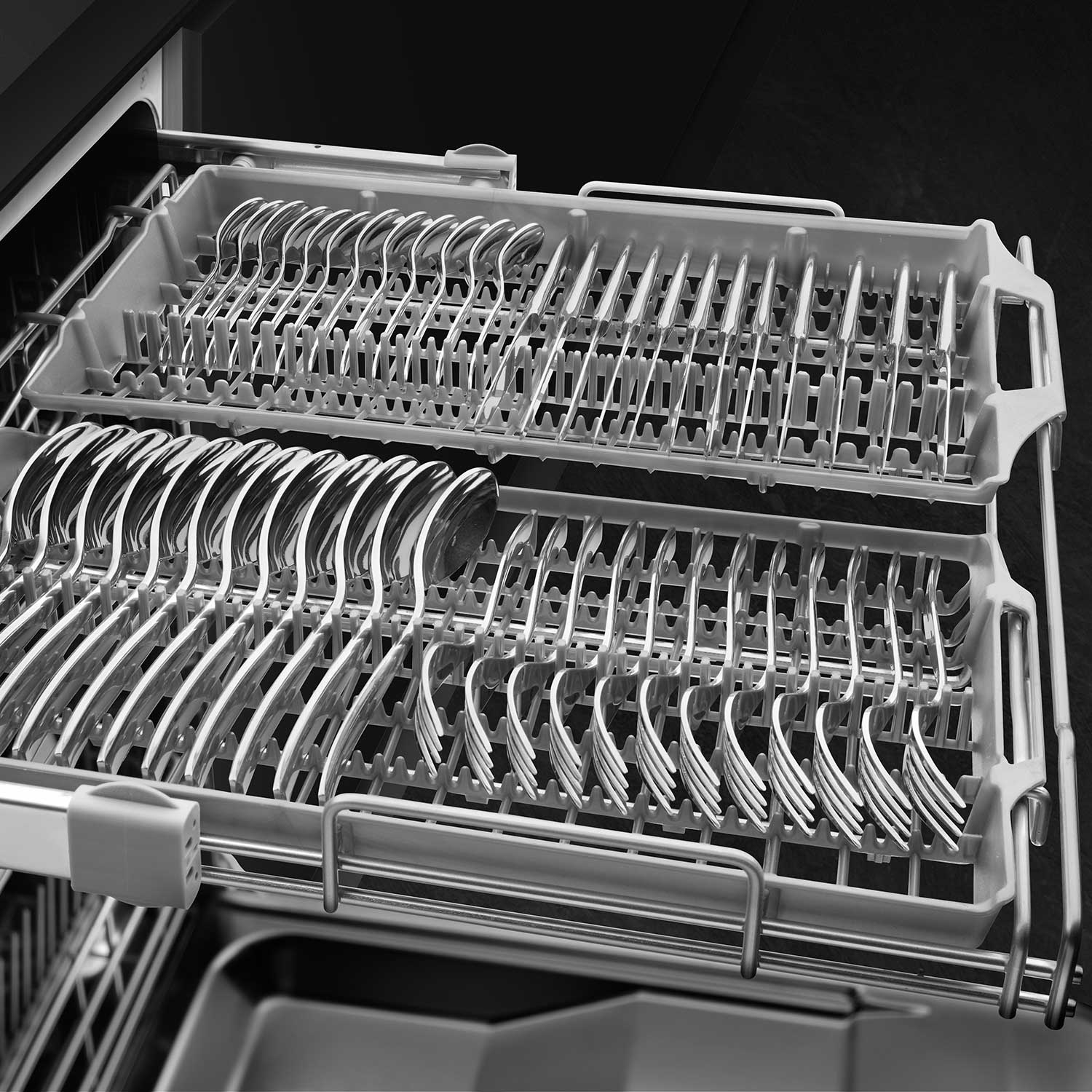 SMEG - Geschirrspüler 50's Style schwarz