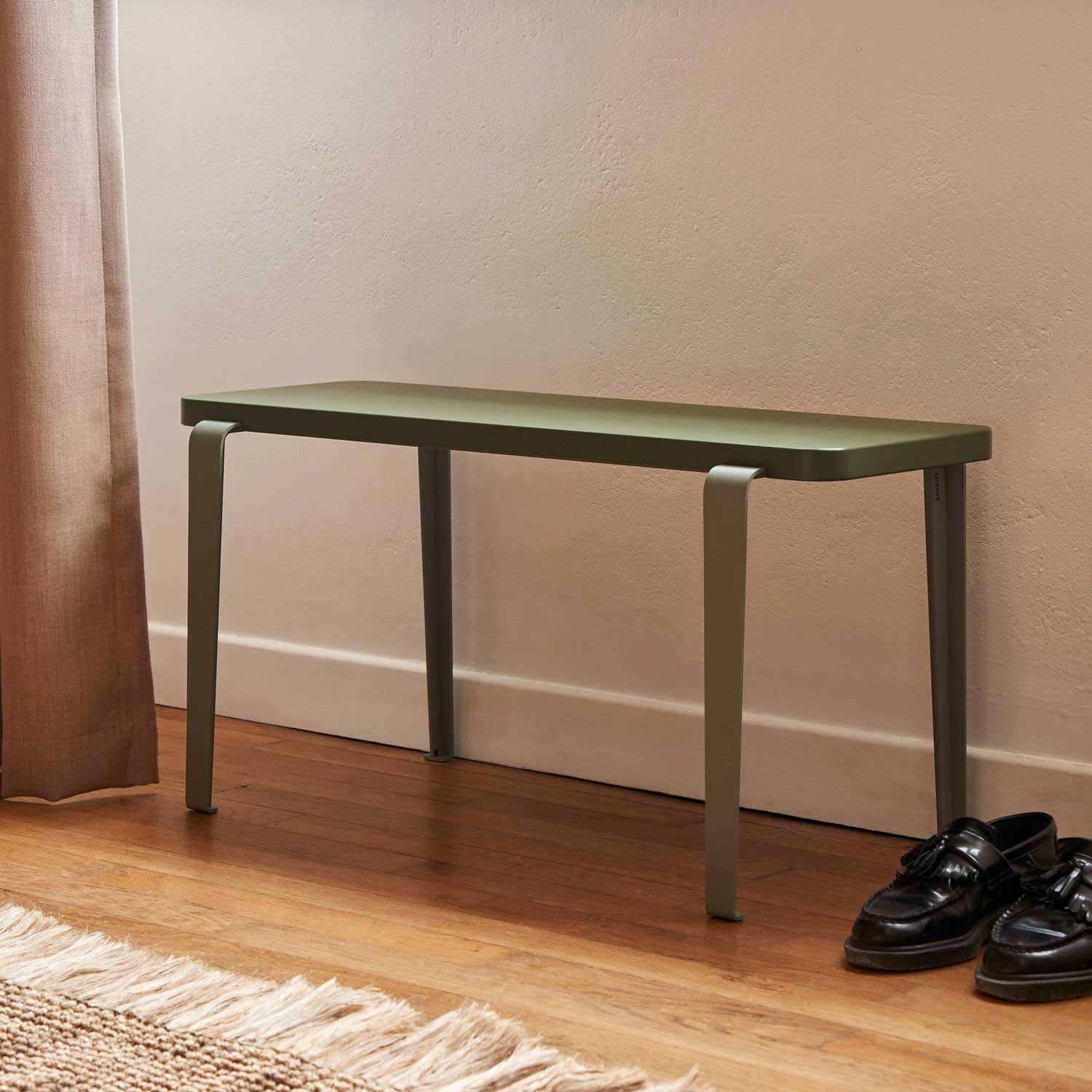 Tiptoe - Lou Sitzbank 90x30 cm graphitschwarz/Eiche
