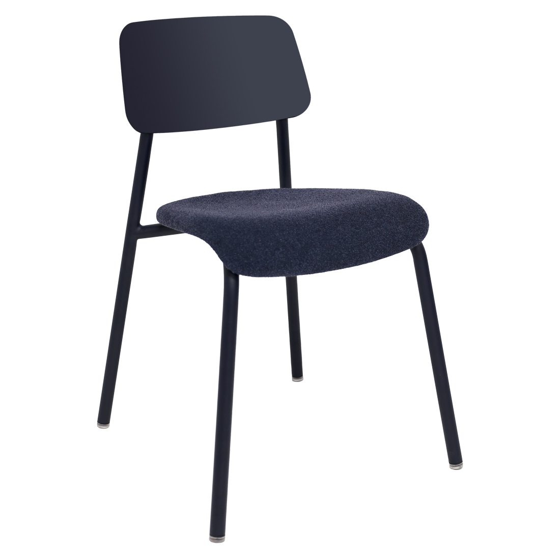 Fermob - Studie Stuhl mit Stoffbezug abbyssblau blau meliert