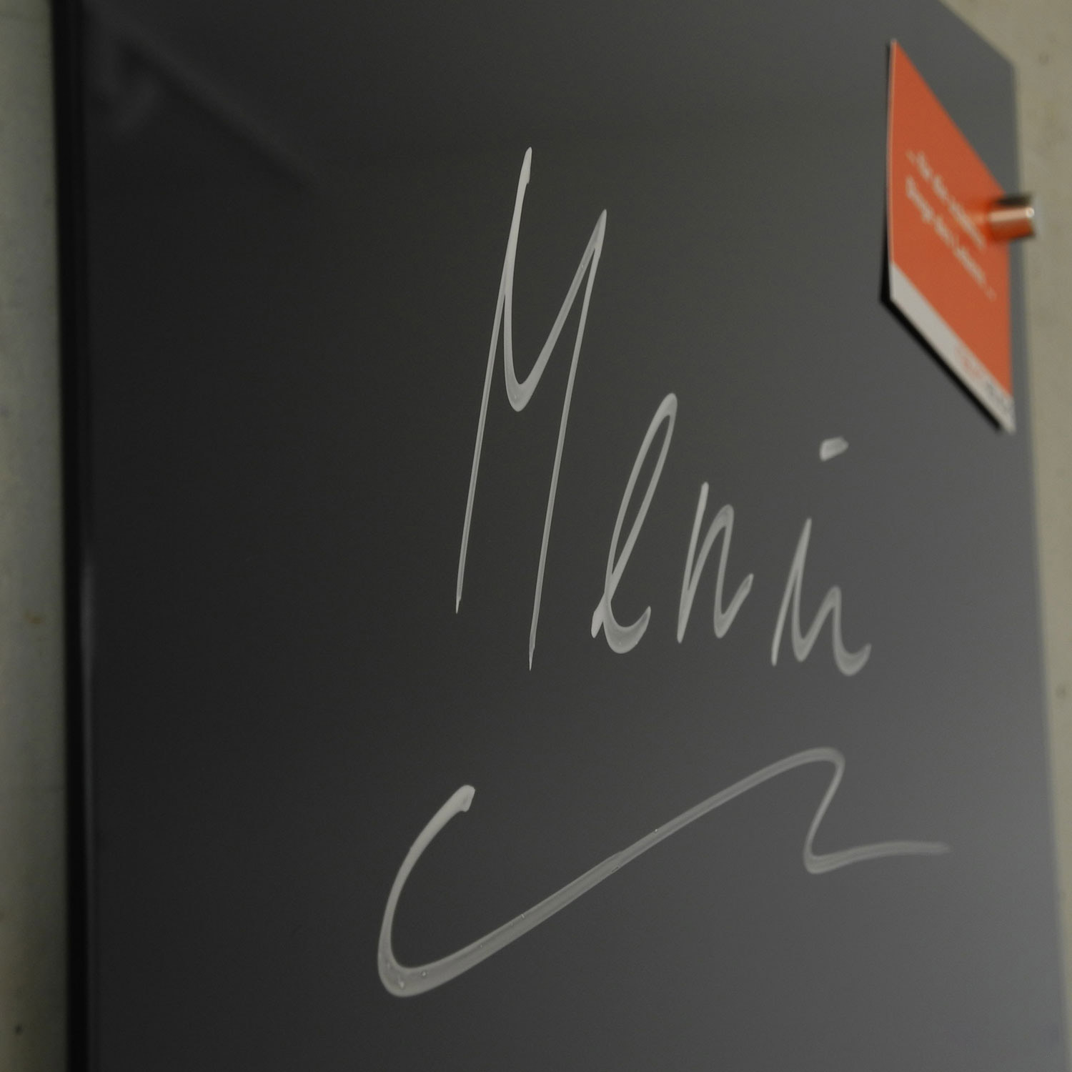 raum blick glas magnetboard 60x40 schwarz 4 17529