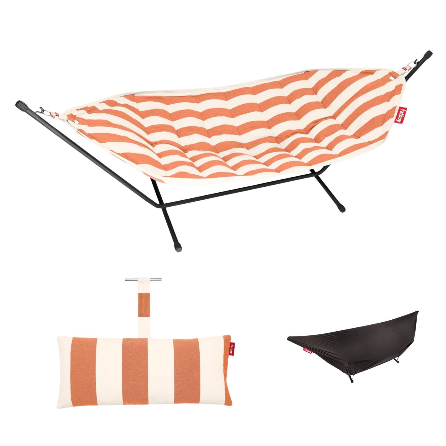 Fatboy - Hängematte Superb Deluxe stripe orange creme