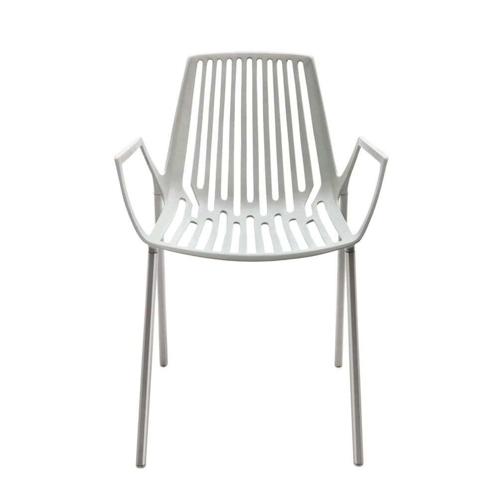 weishaeupl Rion Sessel mattsilber 25716