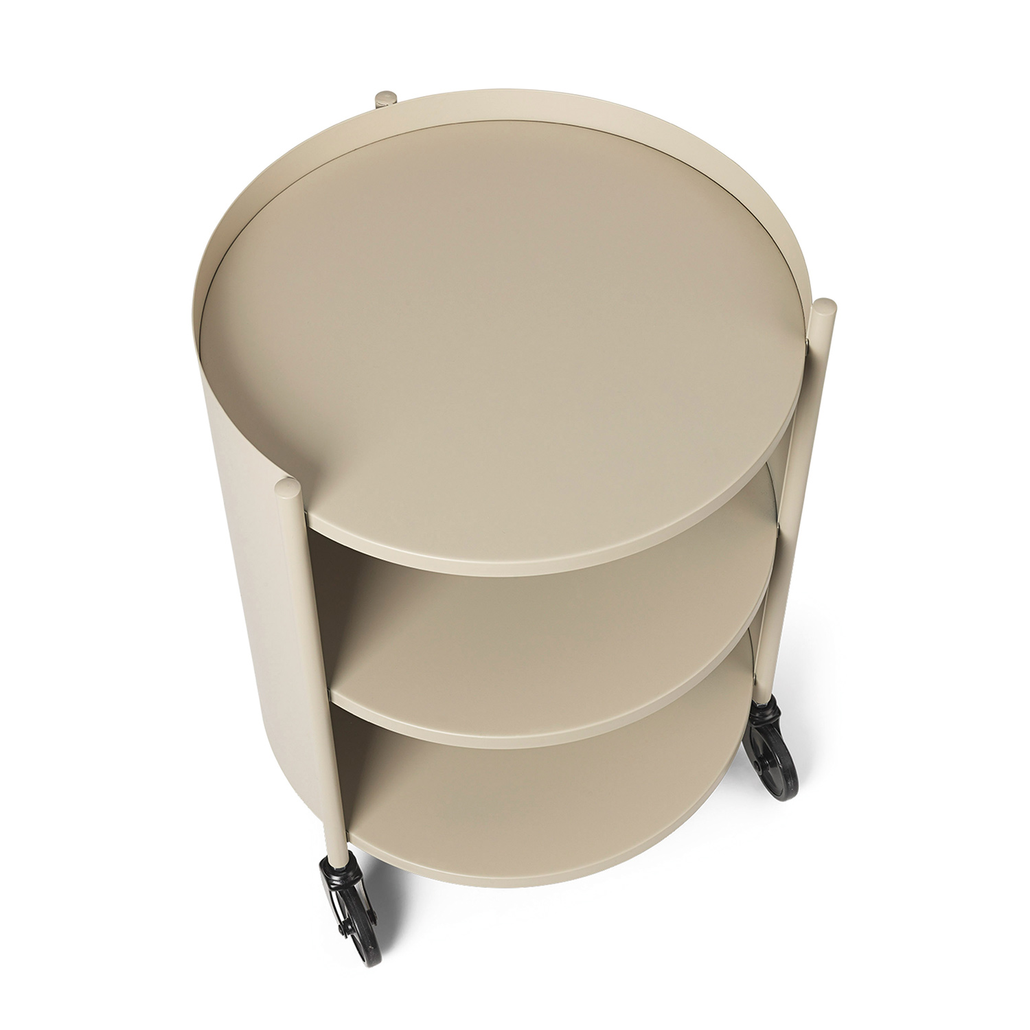 ferm living eve storage rollwagen cashmere oben 90847