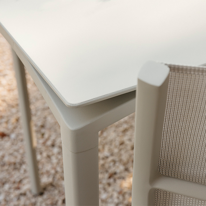 fermob calvi tisch 160x80 lehmgrau A5 detail 77905