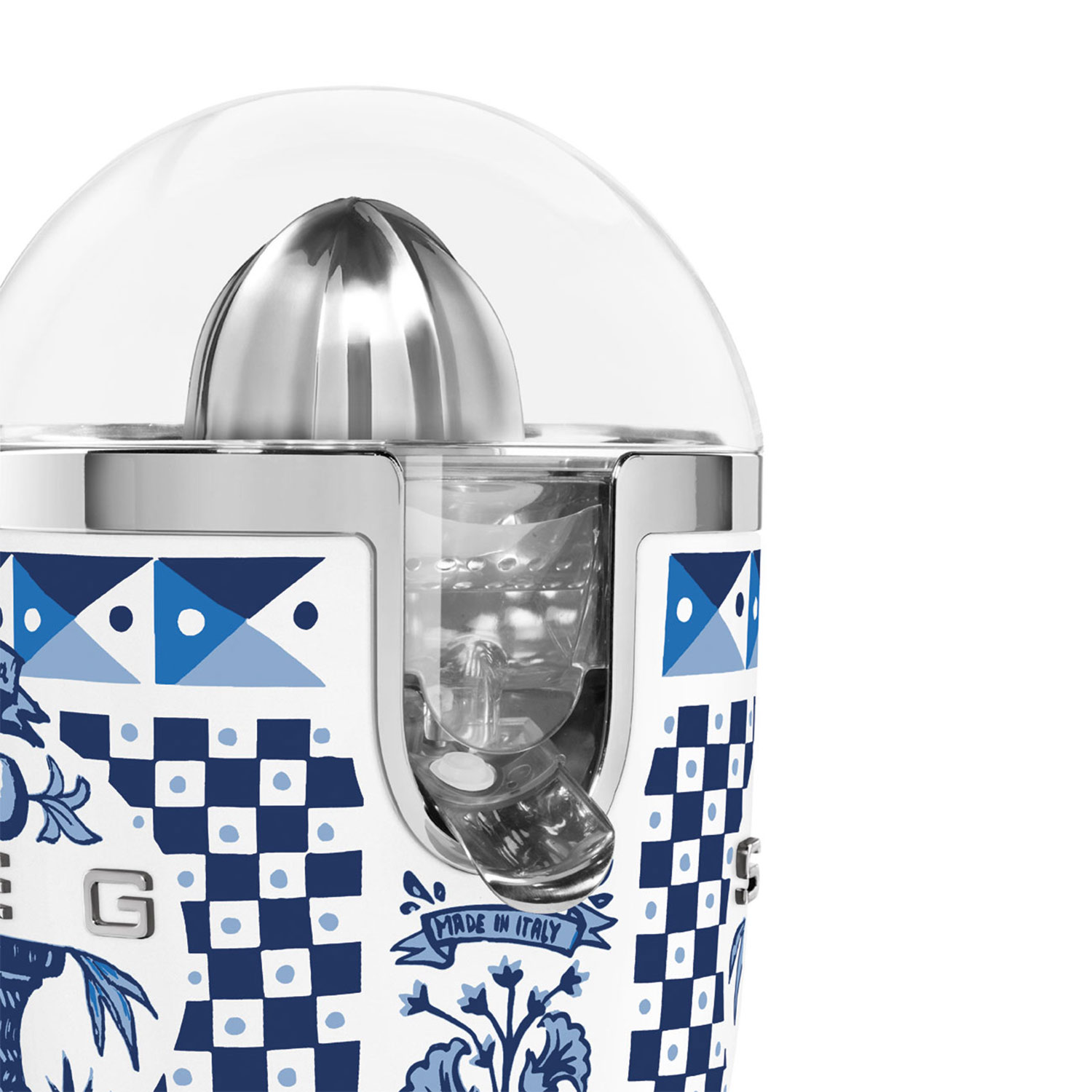 smeg zitruspresse cjf01 blu mediterraneo dolce und gabbana close up 95403