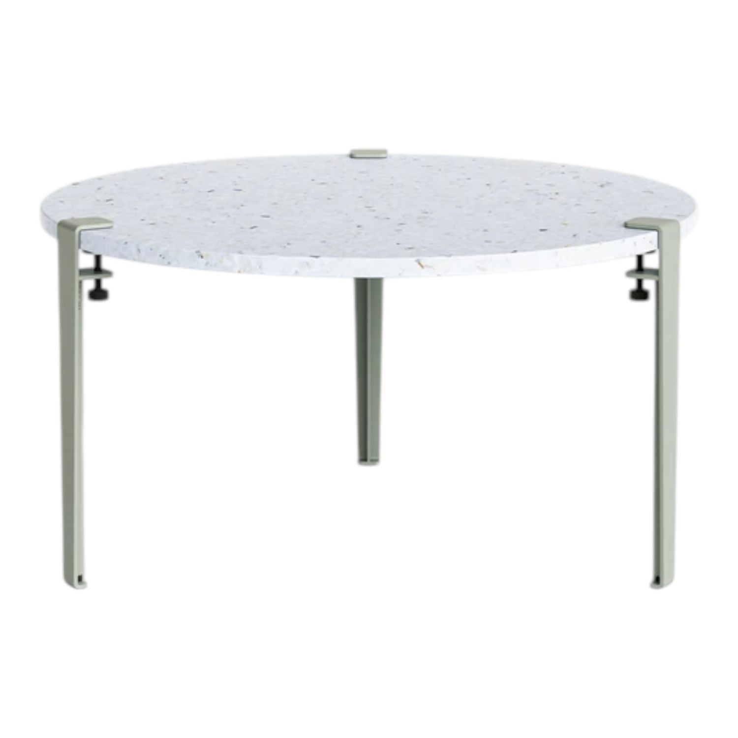 Tiptoe - Couchtisch Ø 80 cm Venezia eukalyptusgrau