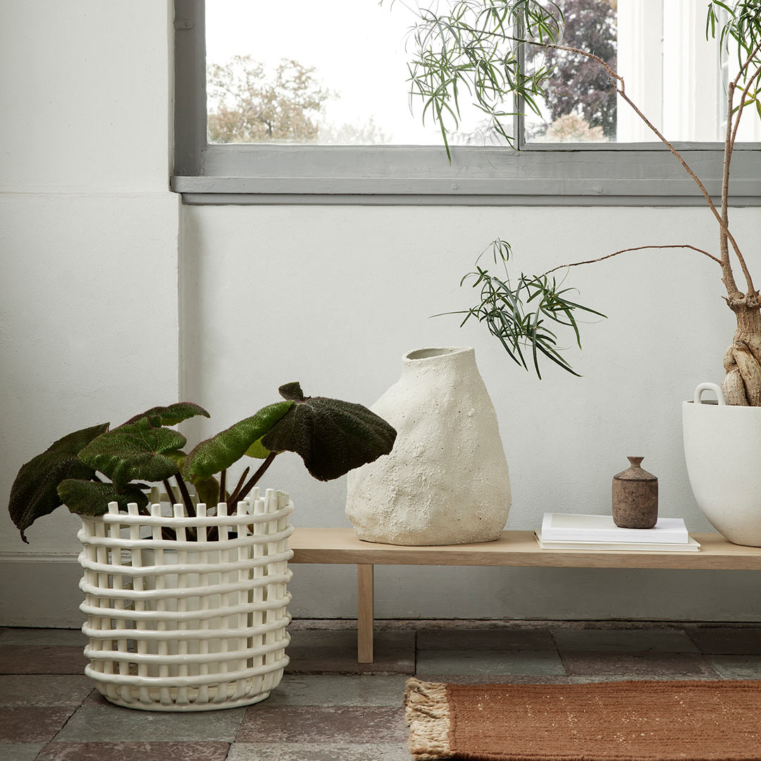 fermliving ceramicbasket offwhite xl 74977
