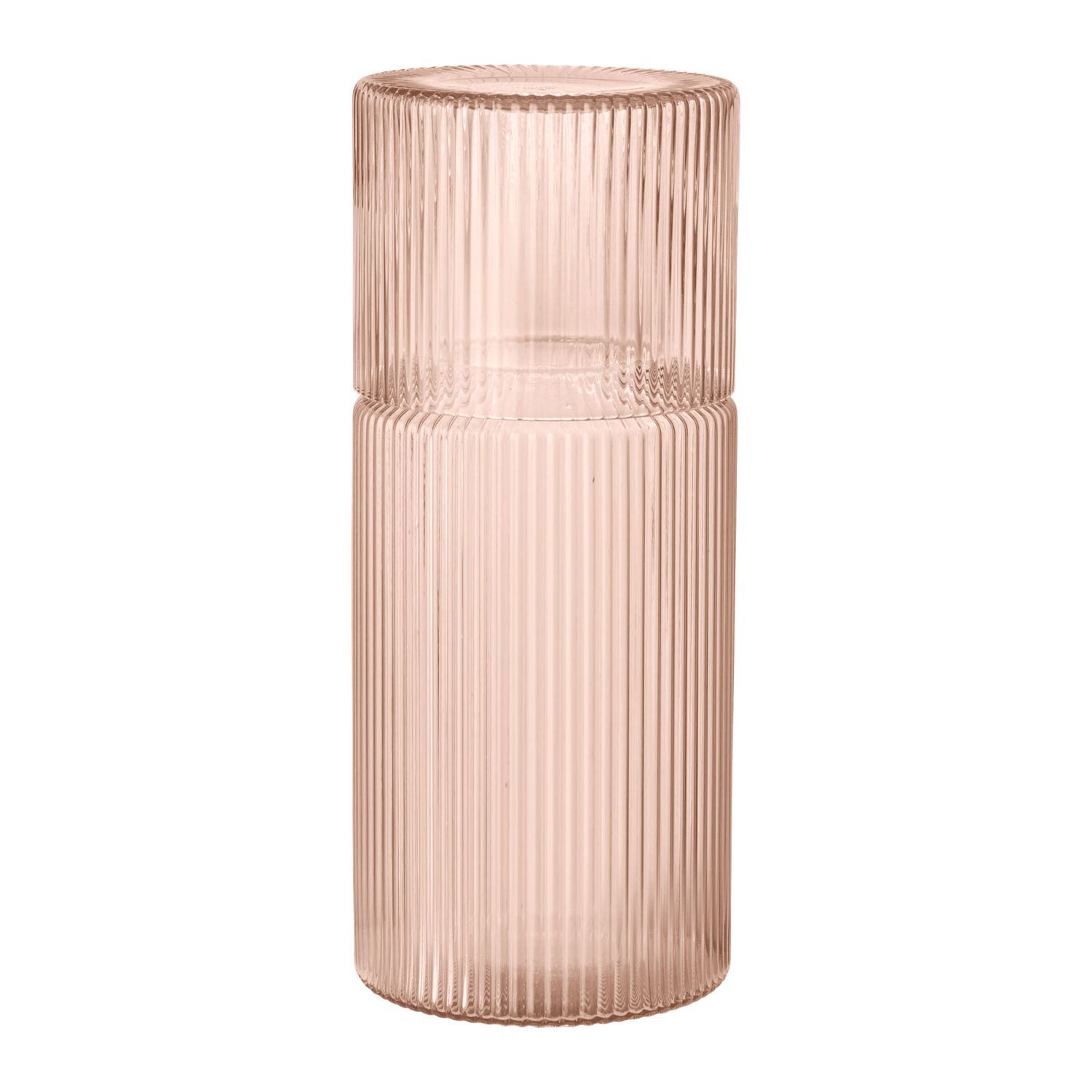 Ferm Living - Ripple Karaffen Set klein blush
