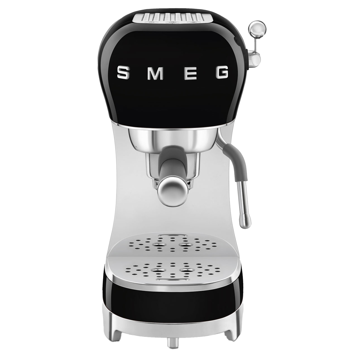 smeg espressomaschine ecf02 schwarz 95330