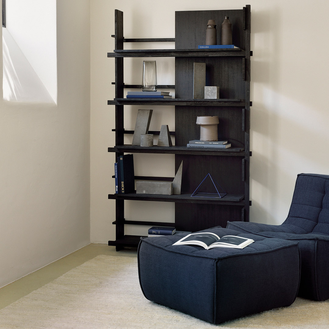 ethnicraft n701 sofa blau ambiente 84022