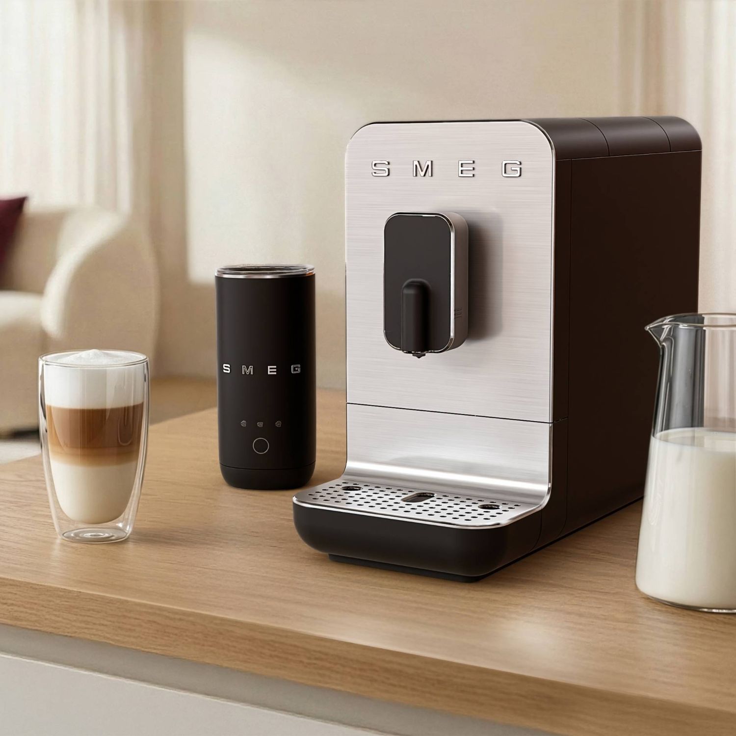 SMEG - Milchaufschäumer MFF02 weiß