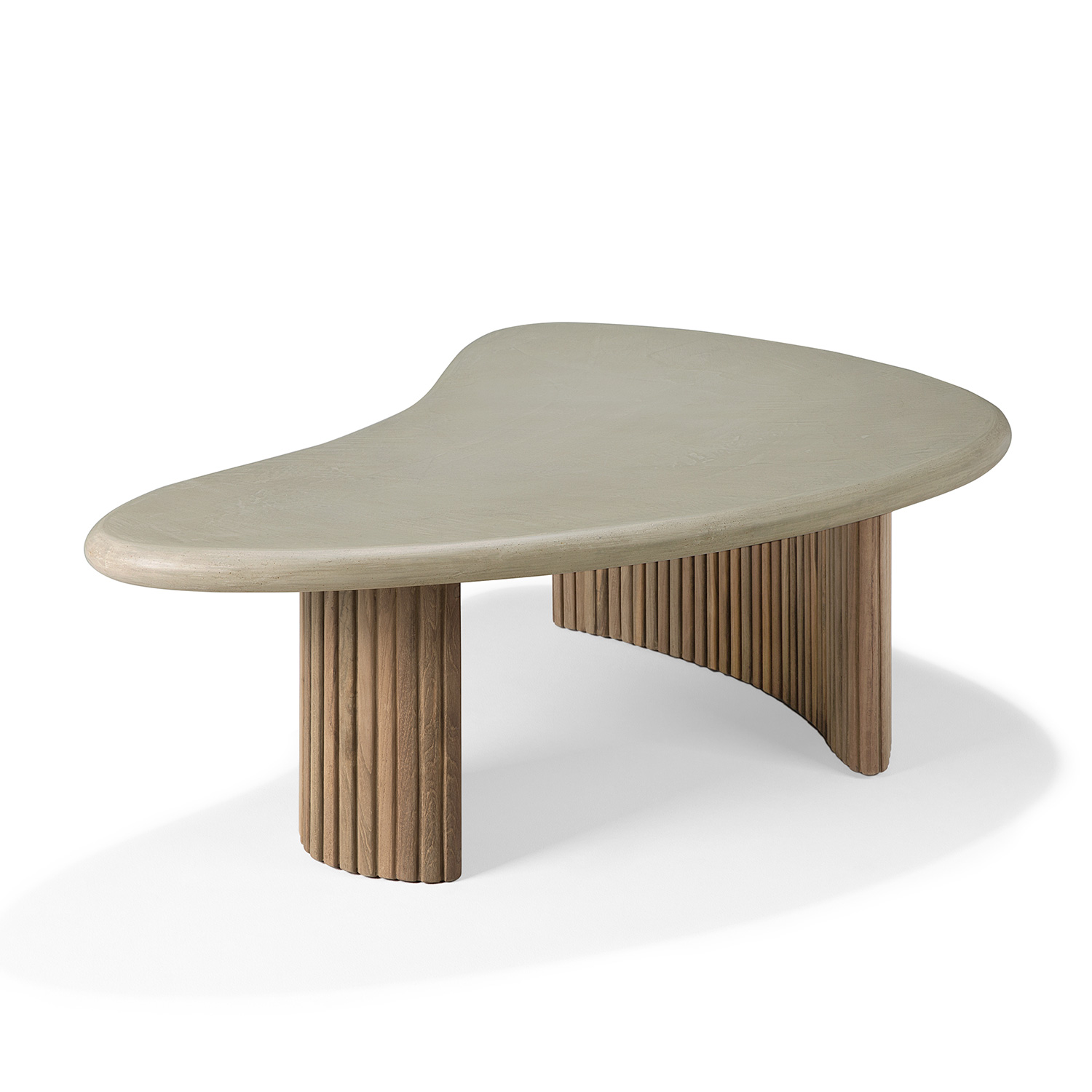 Ethnicraft - Boomerang Outdoor Couchtisch klein