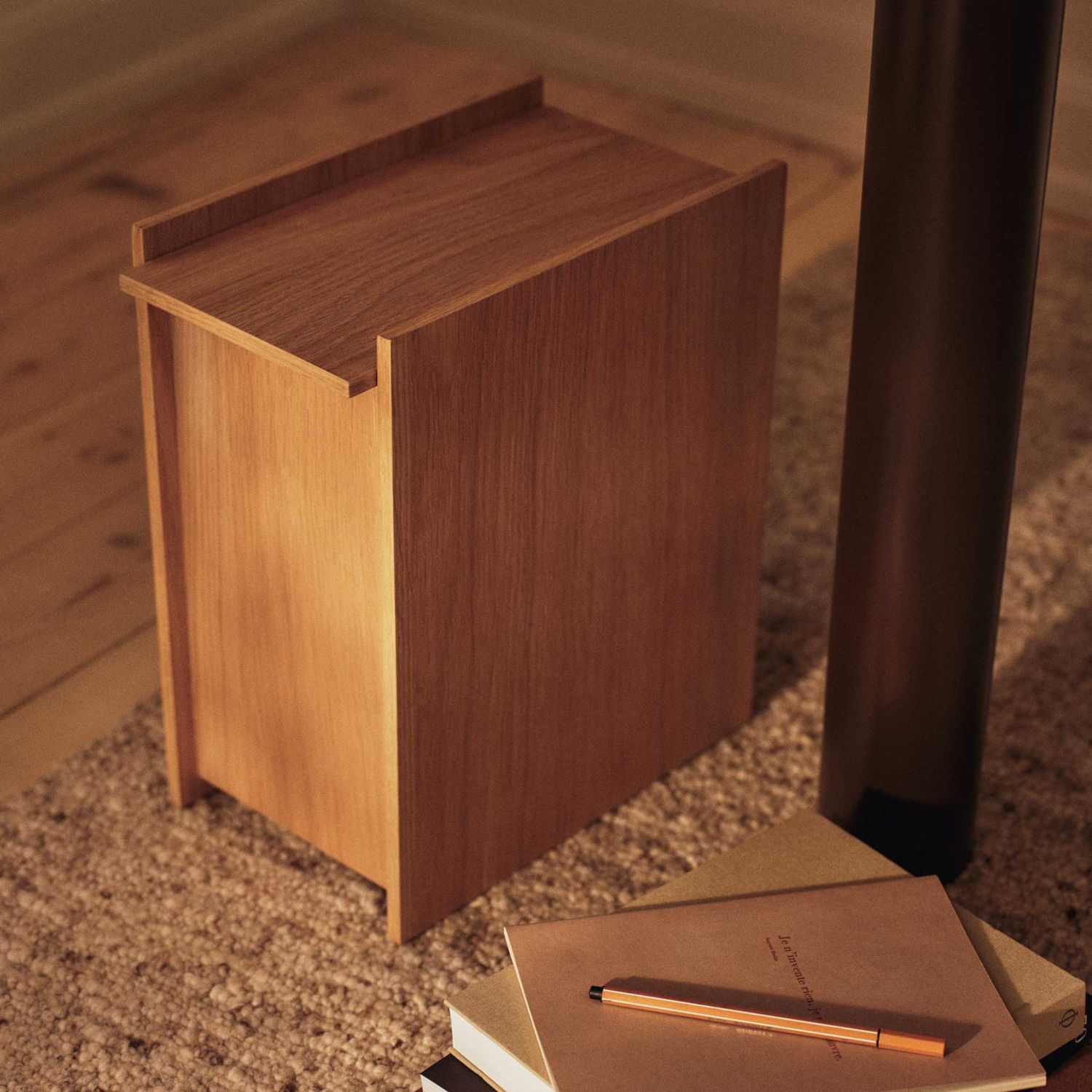 Ferm Living - Sama Holzeimer eiche H 50 cm