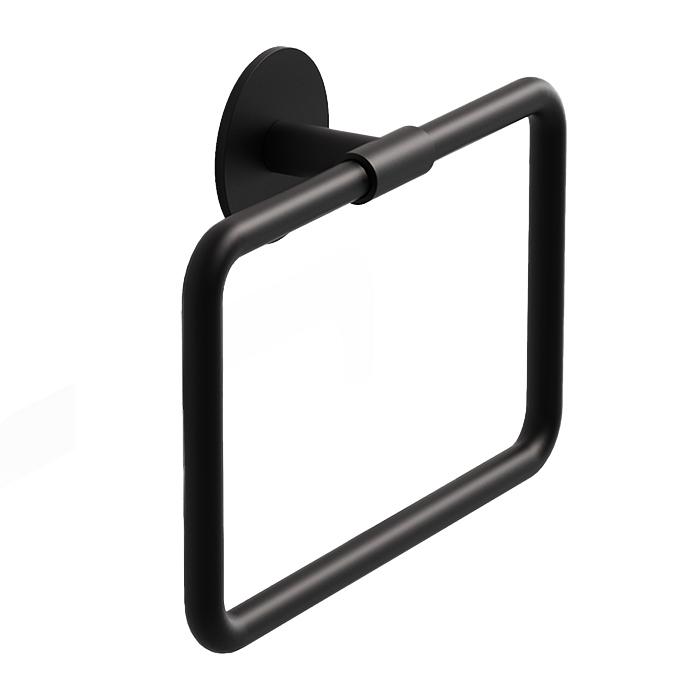 decor walther basic handtuchring BA SK HTR black matt 0535460 91927
