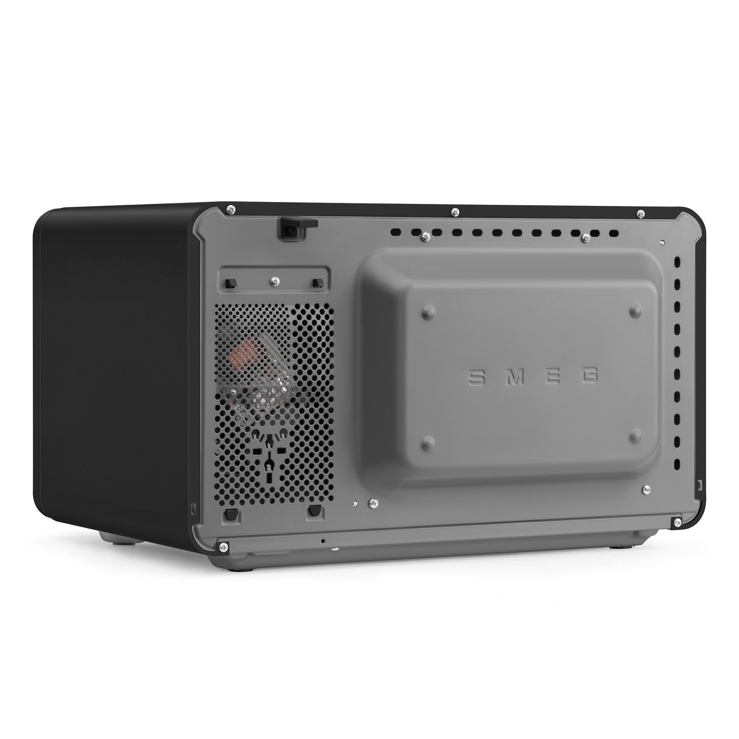 SMEG - Mikrowelle mit Grillfunktion MOC01 schwarz