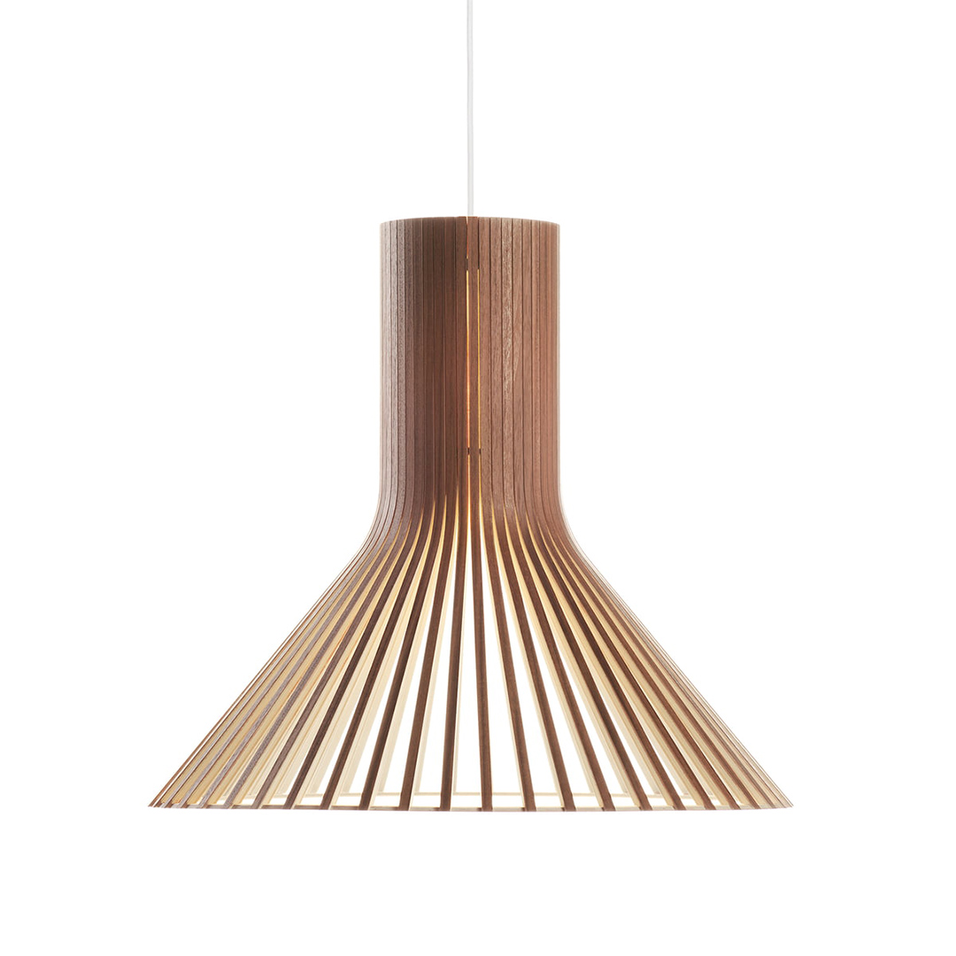 secto design puncto pendelleuchte walnuss 72128