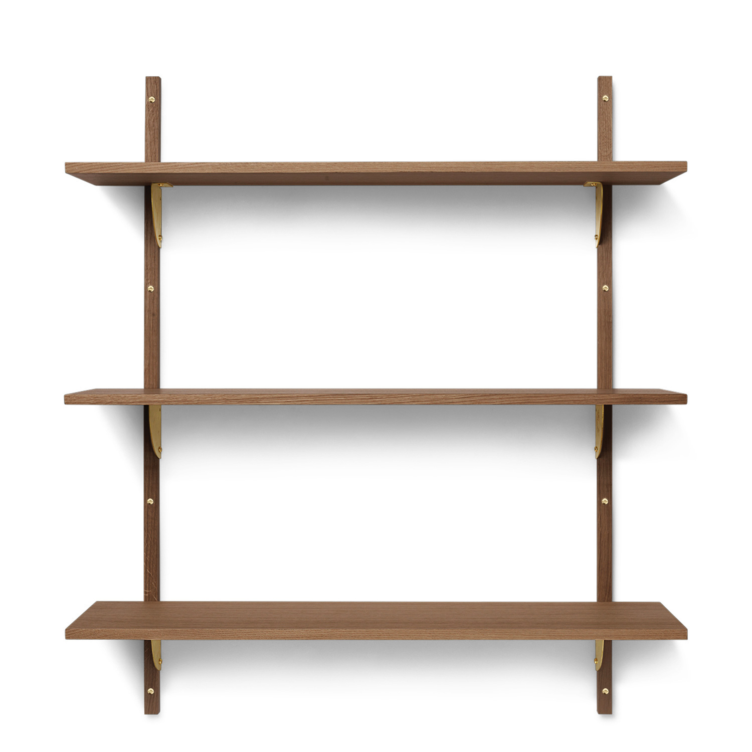 fermLIVING Sector Regal Triple weit SmokedOakBrass 1104269294 101802