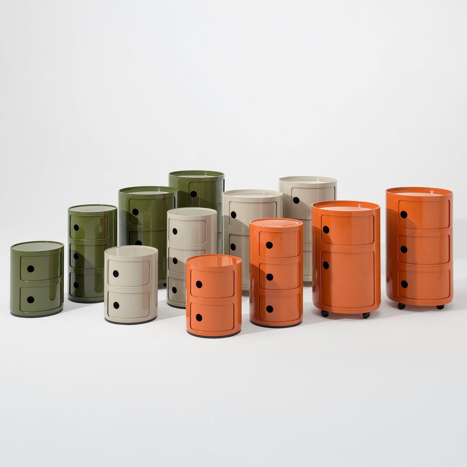 Kartell - Componibili new big 3 / 4923 orange