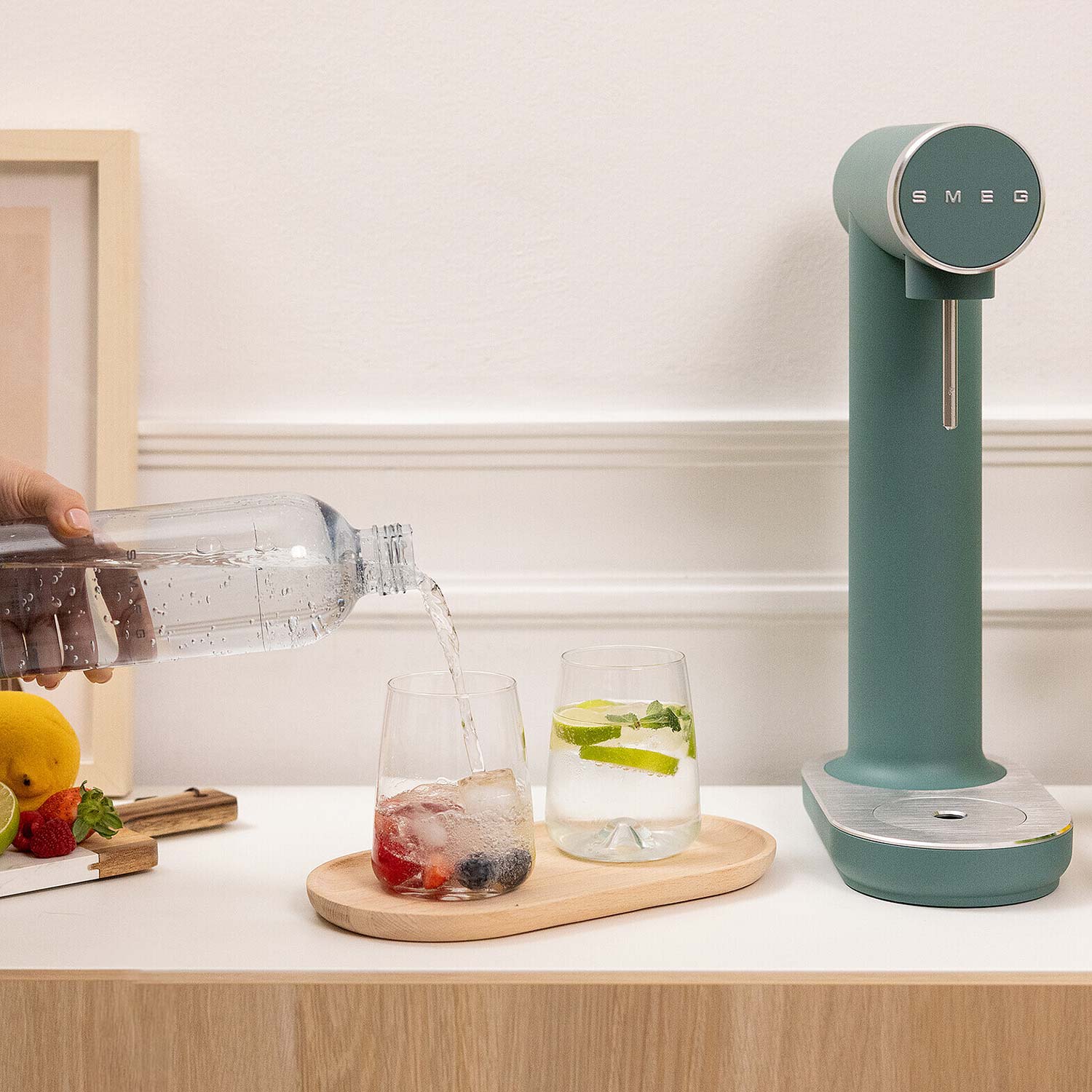 SMEG - Wassersprudler SKC01 schwarz matt
