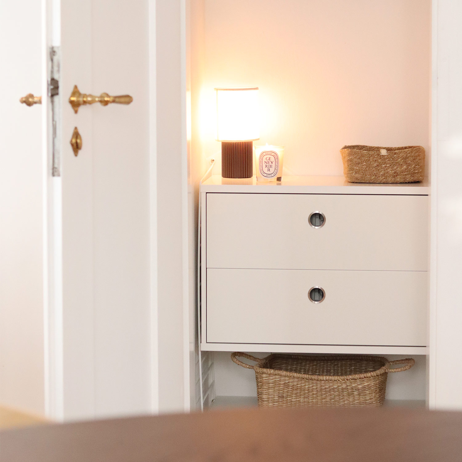 string regal schubladen garderobe 75740