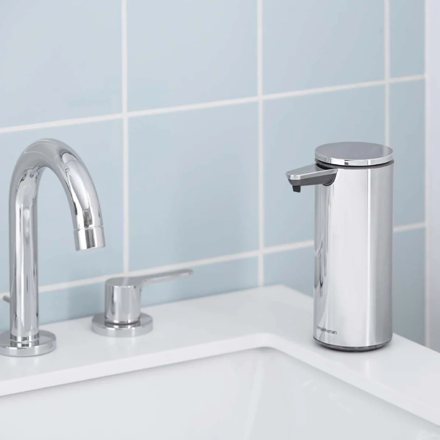 simplehuman sensorspender fuer fluessigseife polier badezimmert 98401