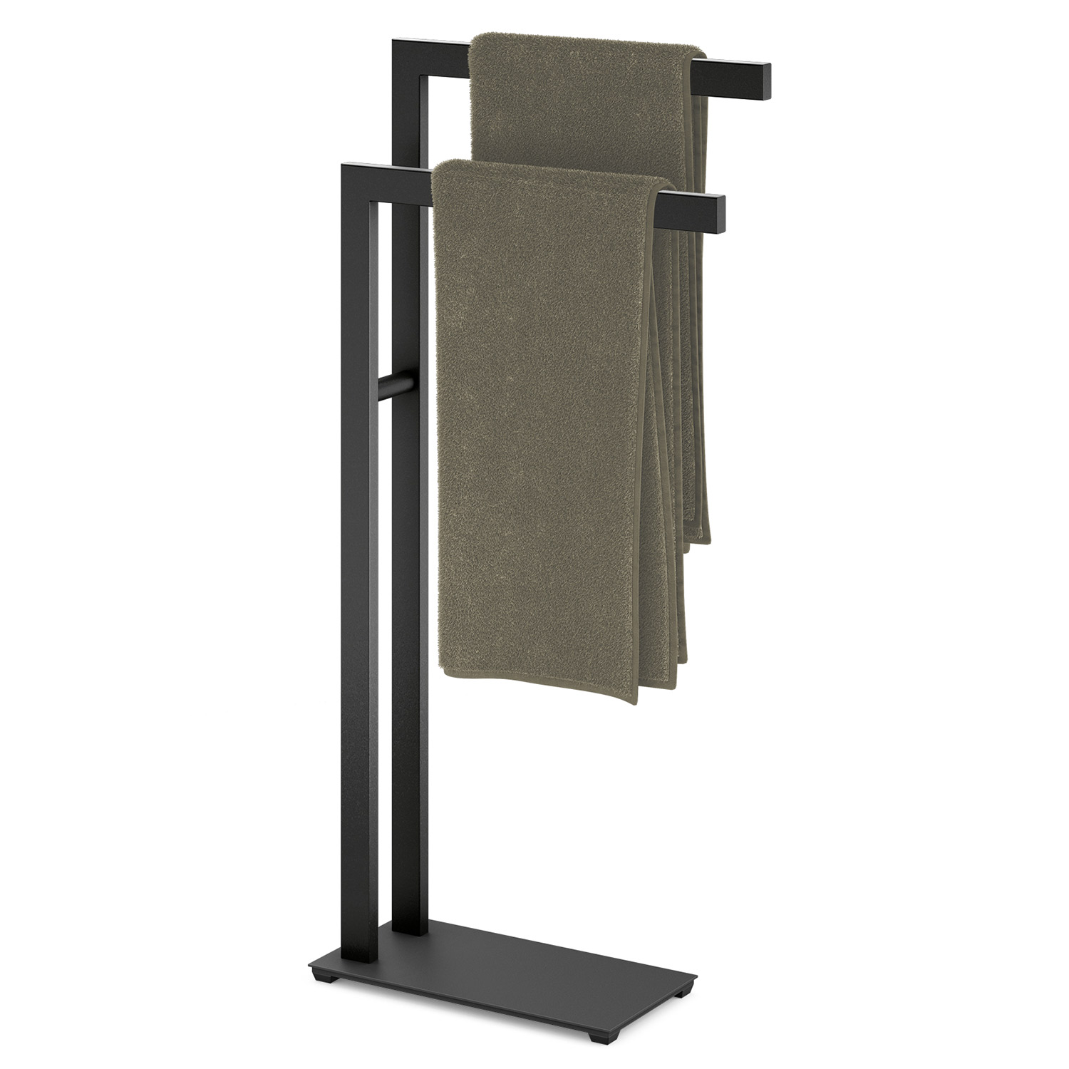 zack linea handtuchstnder schwarz 73250