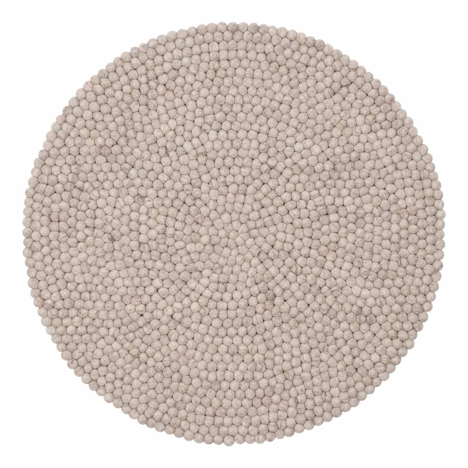myfelt - Béla Filzkugelteppich rund 140 cm