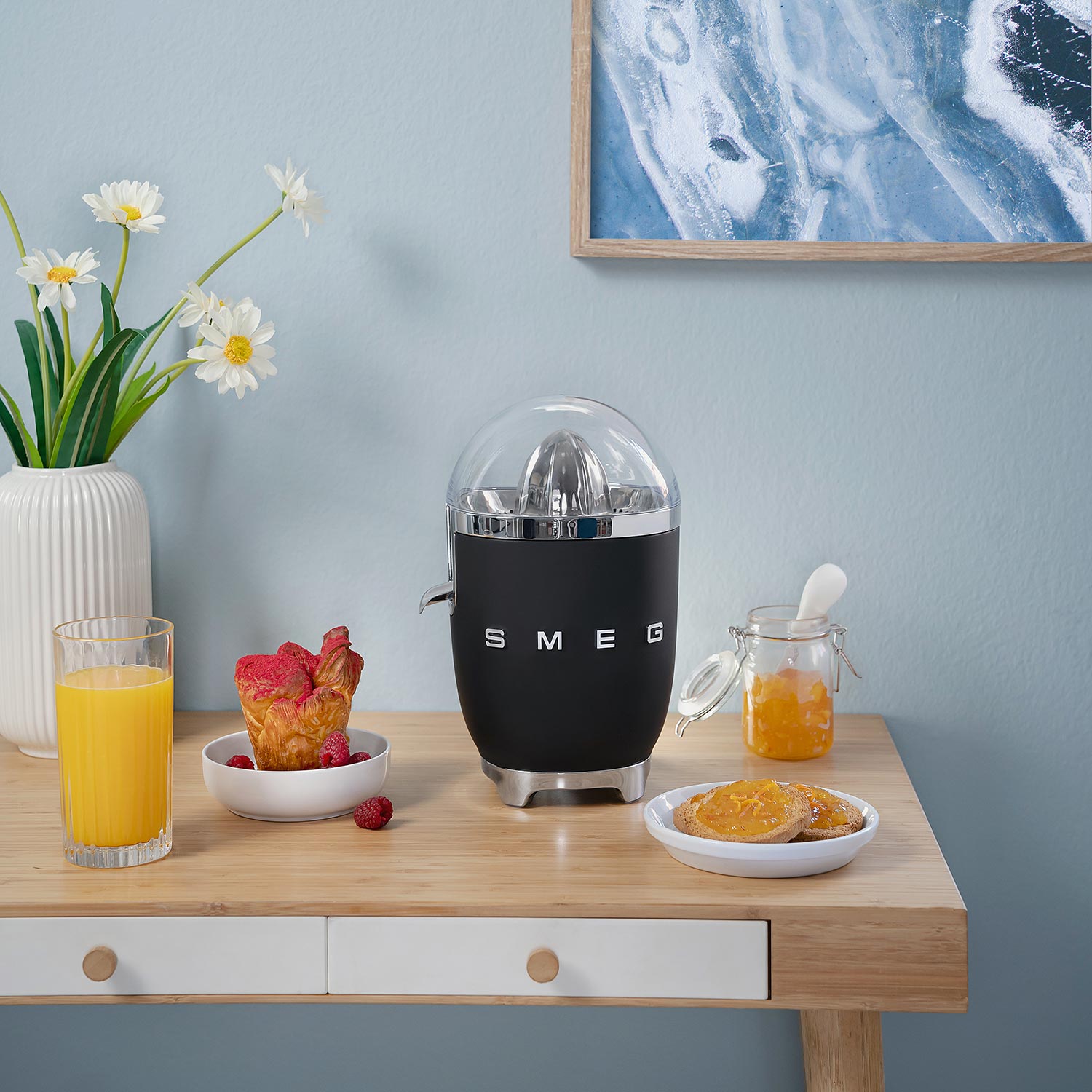 smeg zitruspresse schwarz matt 81074