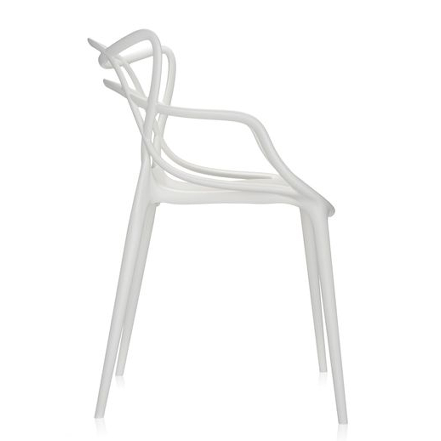 3 Masters Stuhl Kartell seite wei