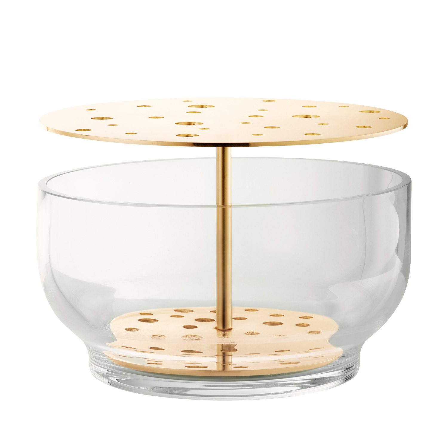 Fritz Hansen Ikebana vase large brass 101954