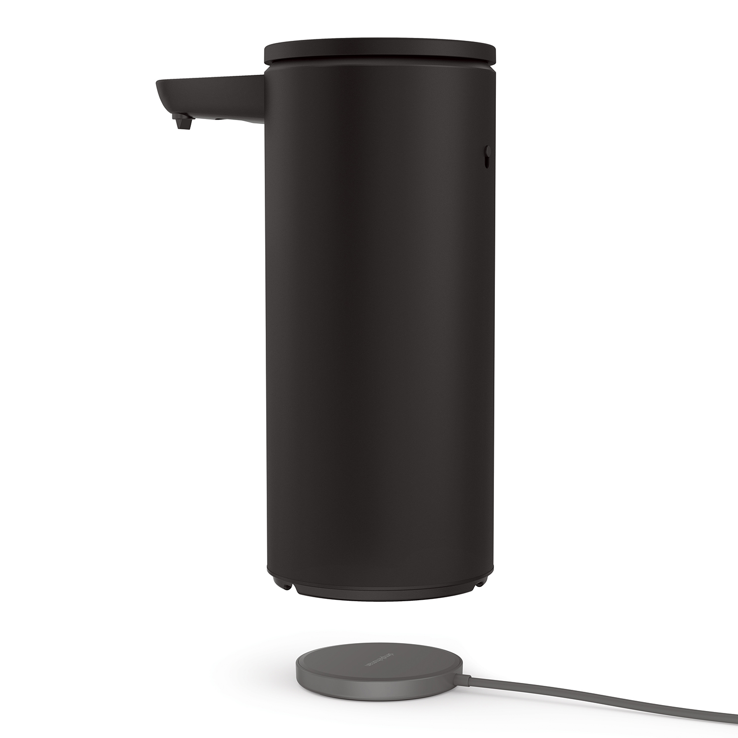 simplehuman sensorspender mit caddy matt schwarz ladestation 98494