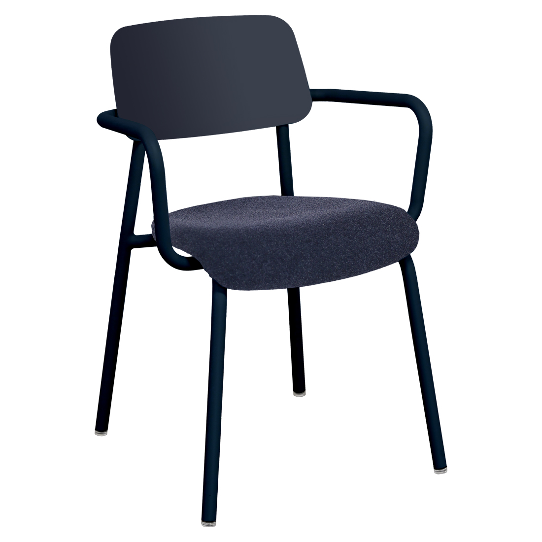 Fermob - Studie Sessel mit Stoffbezug abyssblau blau meliert