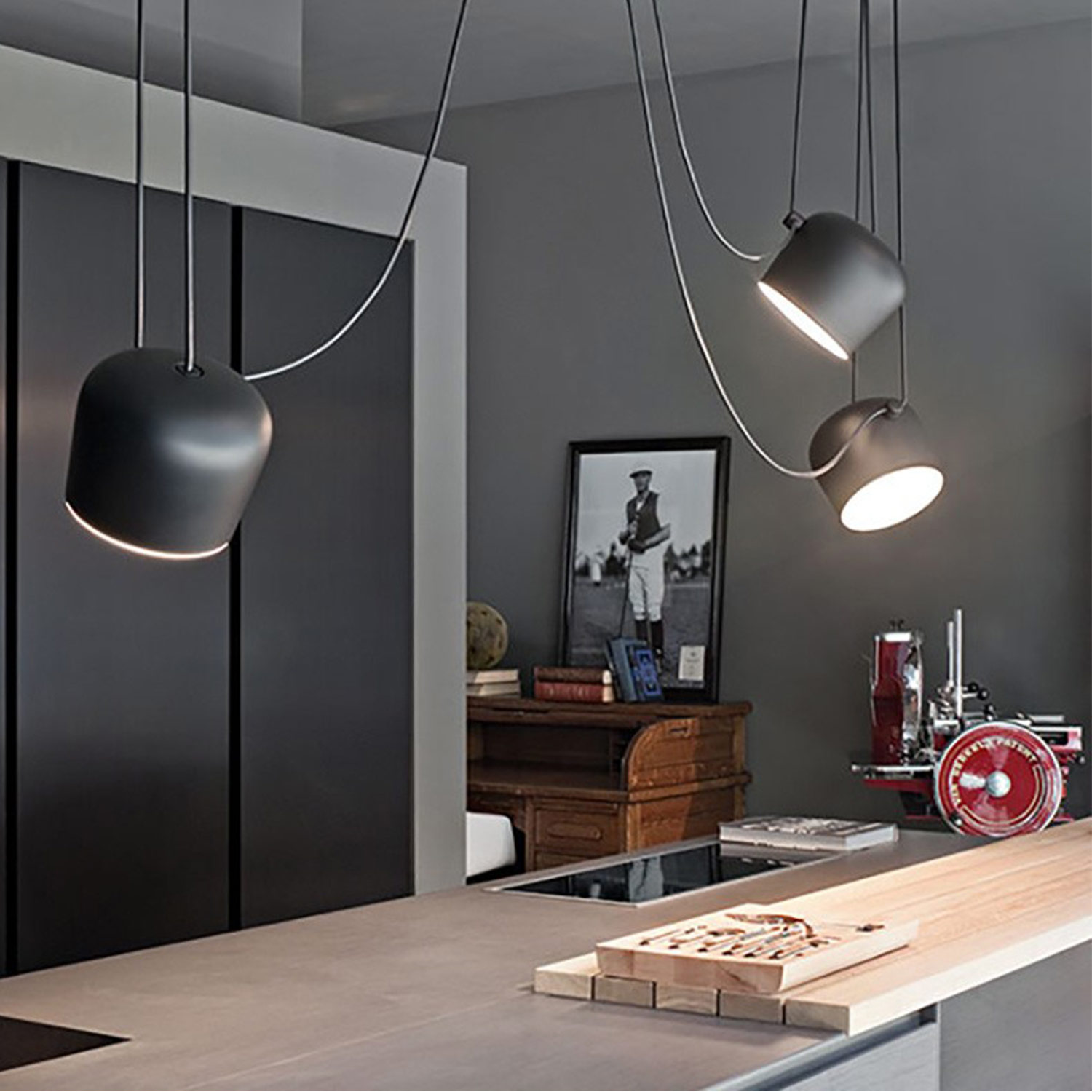 flos aim stahlblau 68992