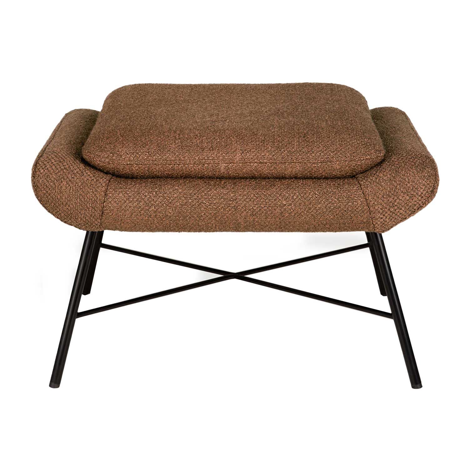Ethnicraft - Barrow Polsterhocker Copper