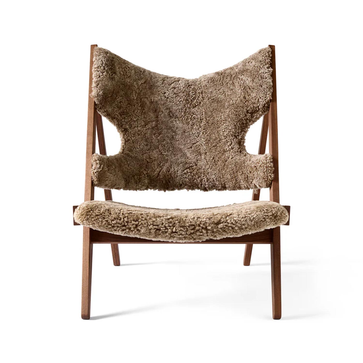 Audo - Knitting Lounge Chair walnut/sahara