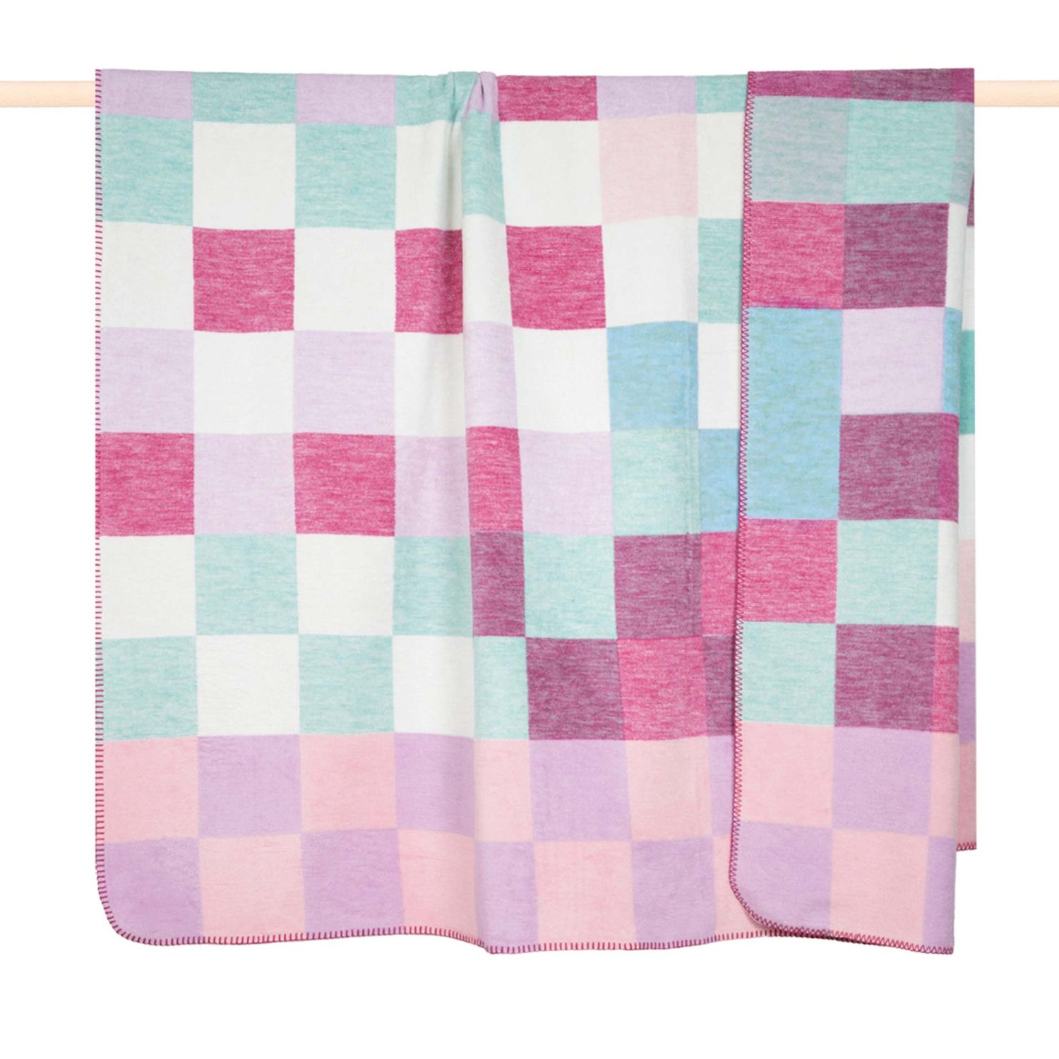 pad - Chess Decke 150 x 200 cm multi-pink