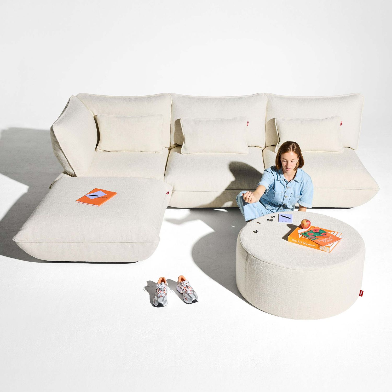 Fatboy - Sumo Hocker Bouclé recycled creme
