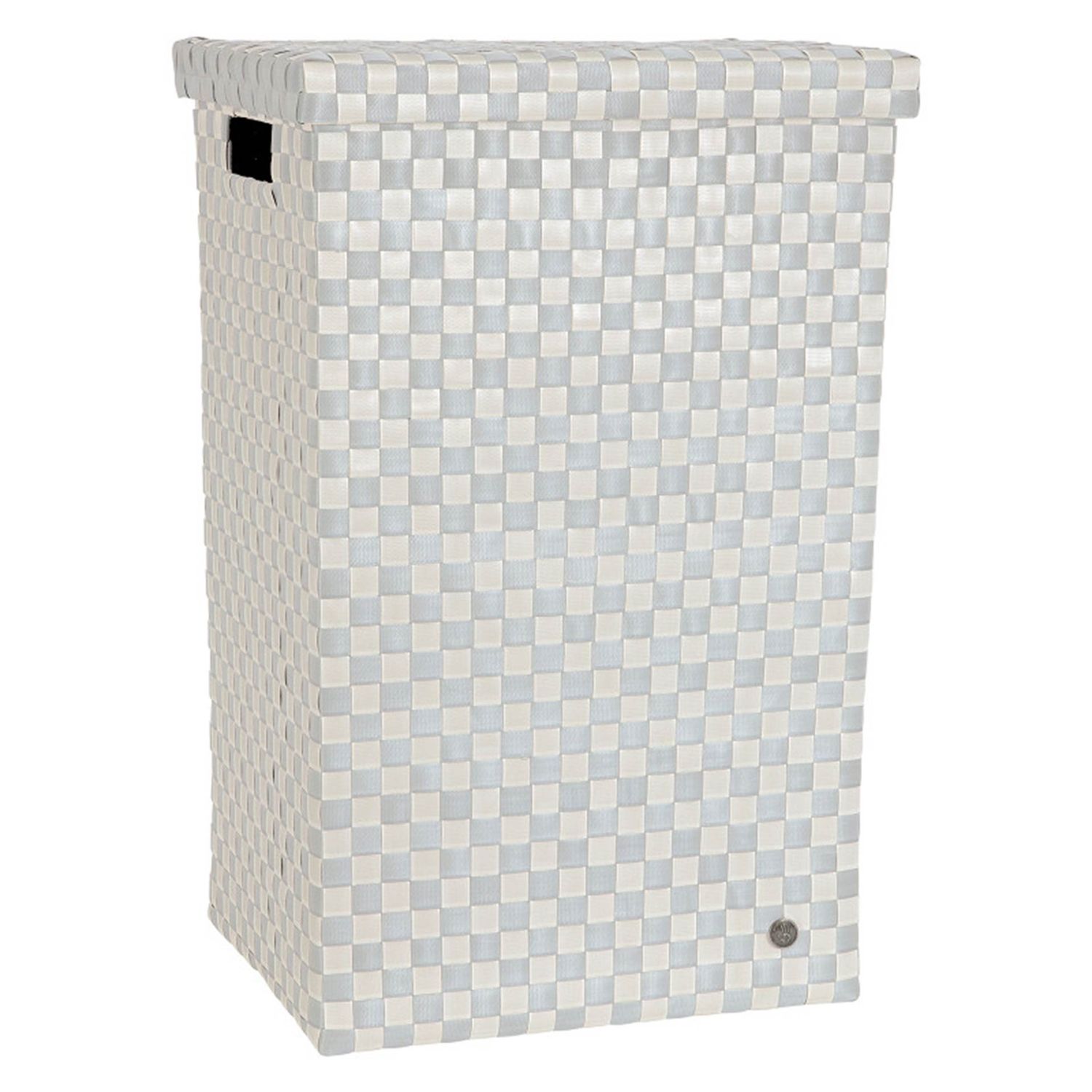 Handed By - Cube Wäschekorb pale grey / champagne