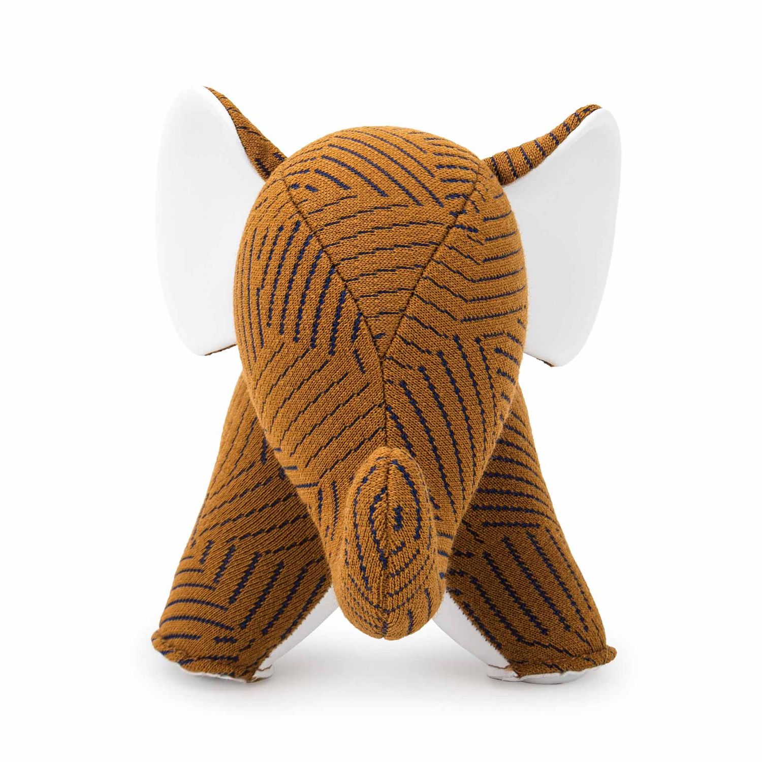 Züny - Buchstütze Elefant Abby (Kvadrat Razzle Dazzle) tan